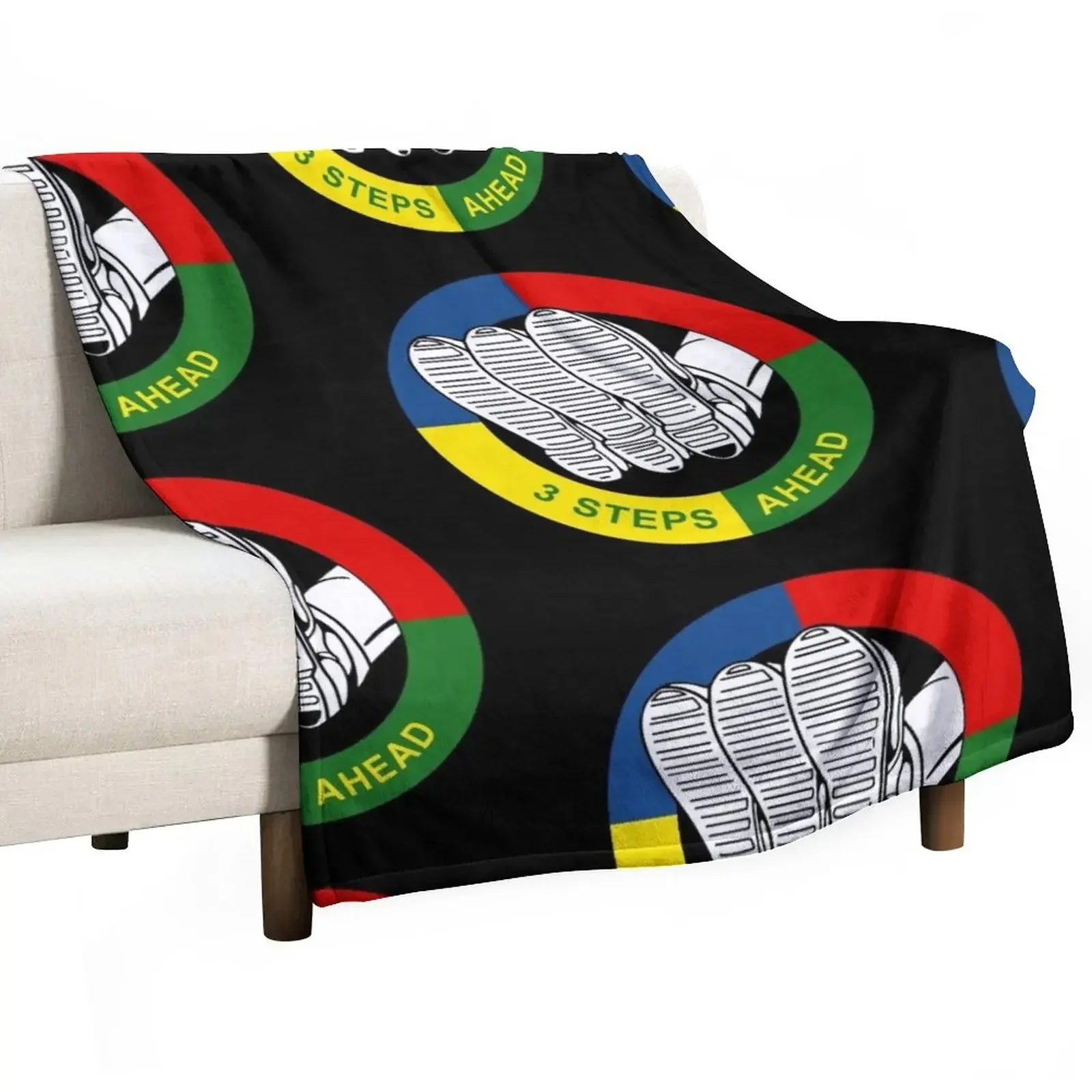 

3 steps ahead Throw Blanket Decorative Sofas Luxury Blankets