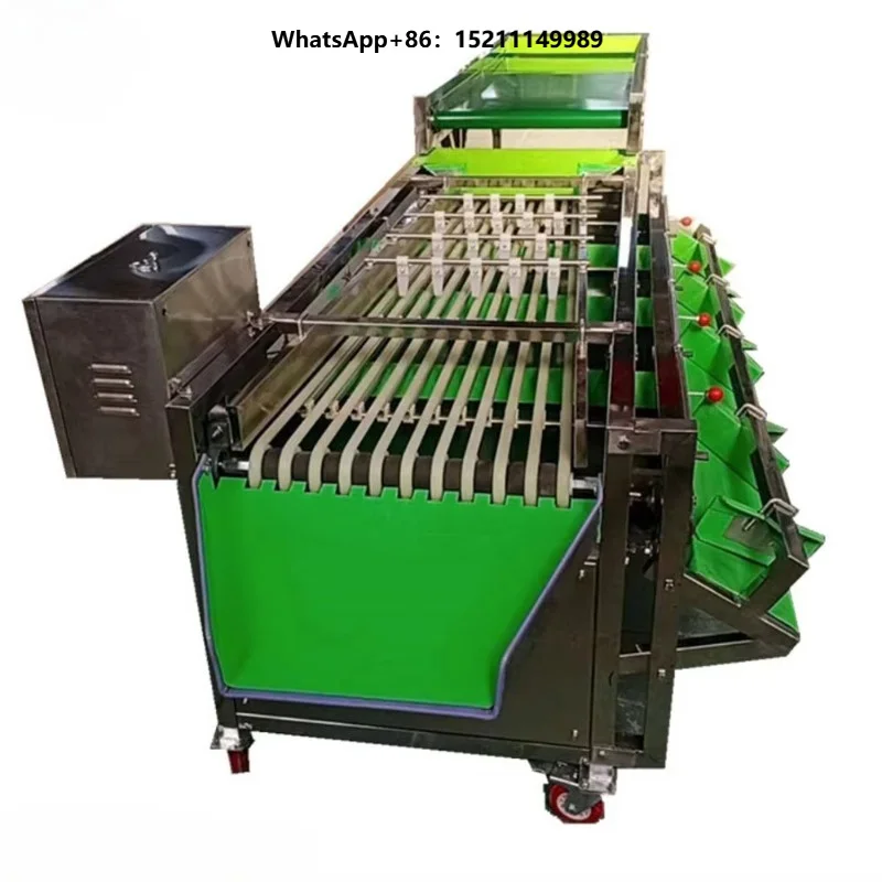 Multi-function Sorter by Size of Vegetables and Fruit Potato Date Palm Pineapple Roller Grader Grading Sorting Machine