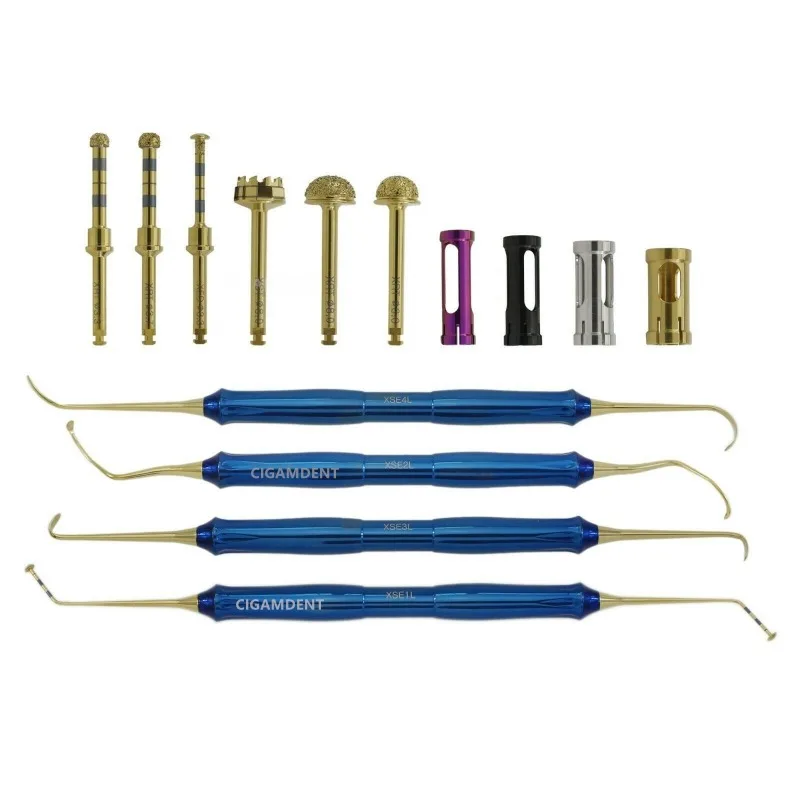 Dentium Advanced Sinus Kit Dental Implant Drills Stoppers Sinus Lifting Elevation Hand Instruments Surgical Tools