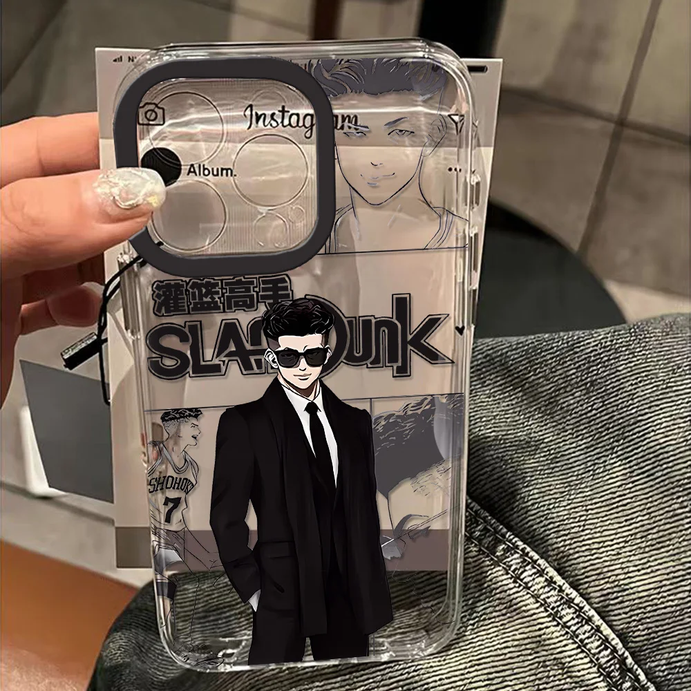 Funda de teléfono transparente Anime Cool Slam Dunk para Huawei P 30 50 Pro Lite Nova 5 6 7 9 7SE Pro 5G