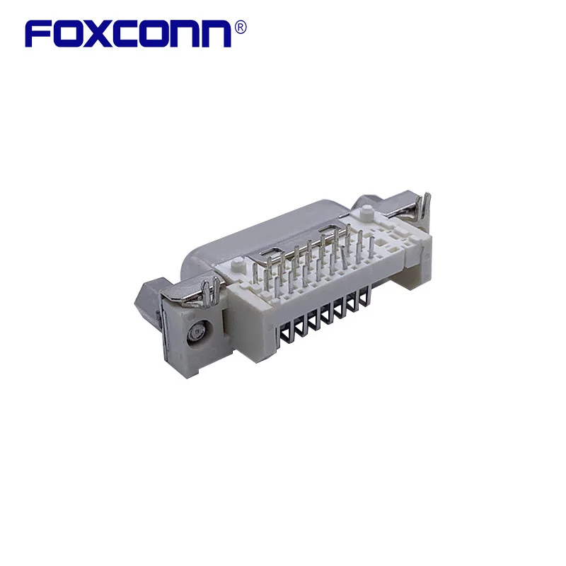 Foxconn QH11121-DBT1-4F DVI Socket R0HS-5 Connector 24PIN Socket