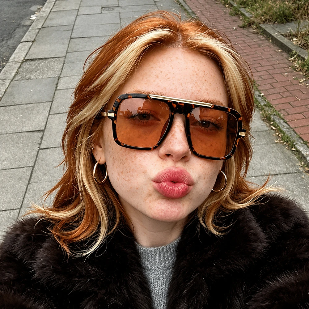 Retro Square Sunglasses for Wo - Women'S Fashion Of The 70S recension och pris