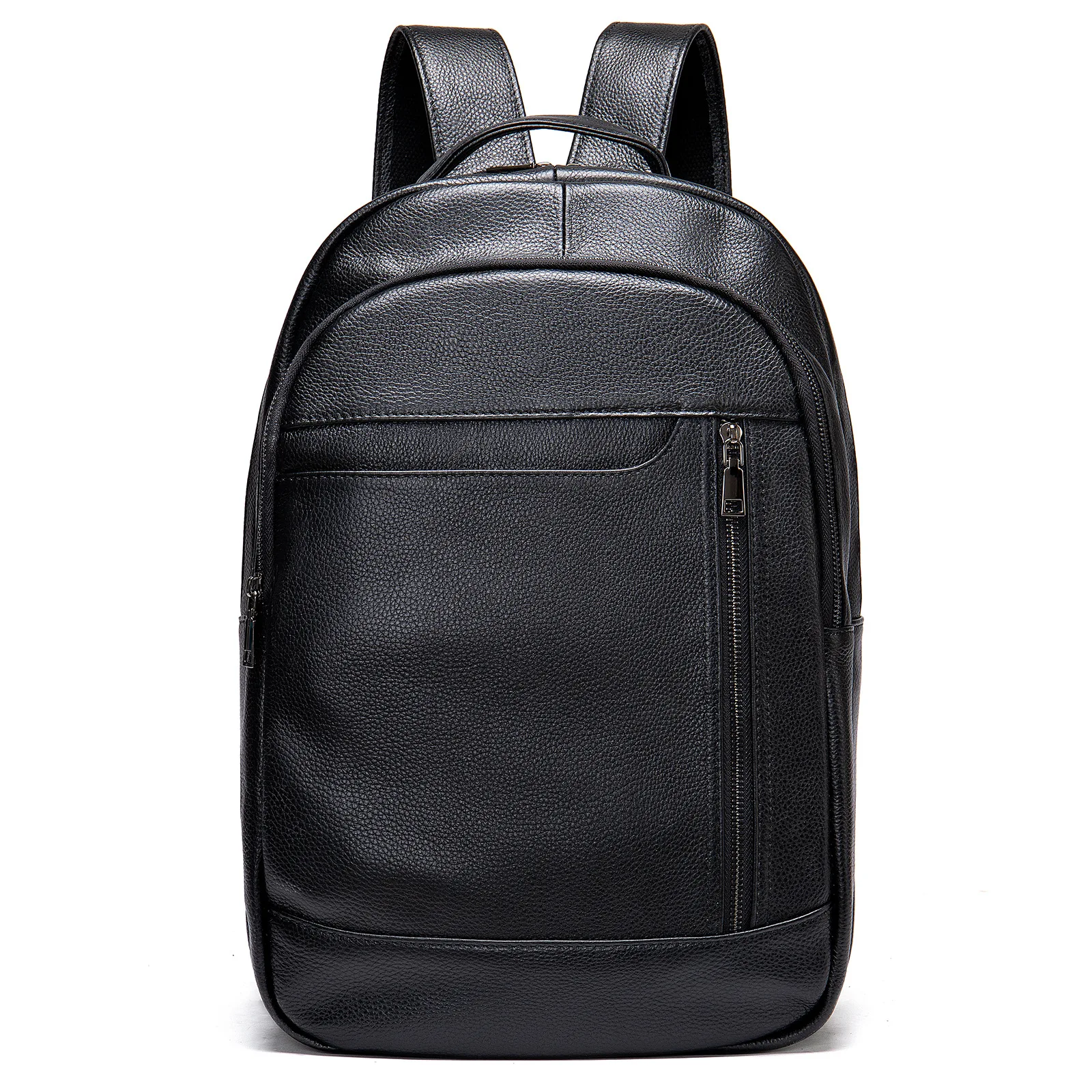 

Модный классический мужской рюкзак из натуральной кожи большой вместимости, повседневная школьная сумка, офисный рюкзак