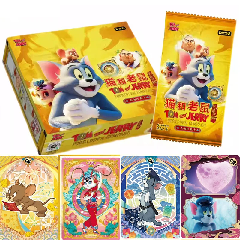 

KAYOU Tom and Jerry Movie Collection Cards Star Disk Romance Chinese Culture Anime Signature Card Peripherals Holiday Gifts Toy