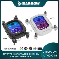 Barrow AM5 AM4 CPU Block 1700 For Intel LGA 115X 20XX 1200 X99 AMD Copper CPU Water Cooler ARGB Kepler Shape LTHO-04N LTHOA-04N