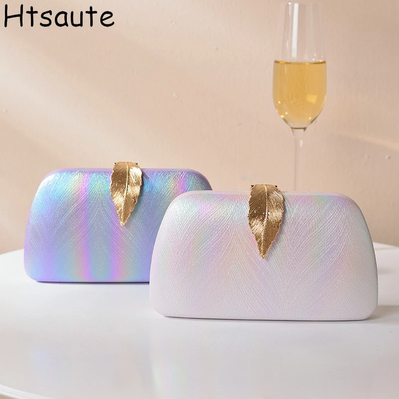 

Women Evening Bags New Leaves Design Women's Shoulder Bag Fashion Luxury Dinner Party Handbag Female Wedding Crossbody Bags