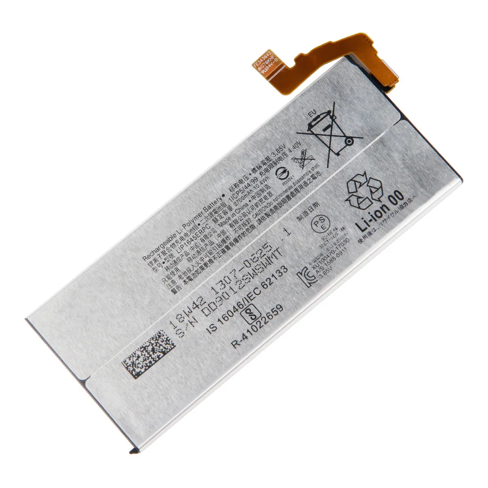 Replacement Battery For SONY Xperia XZ1 G8342 LIP1645ERPC Rechargeable Phone Battery 2700mAh