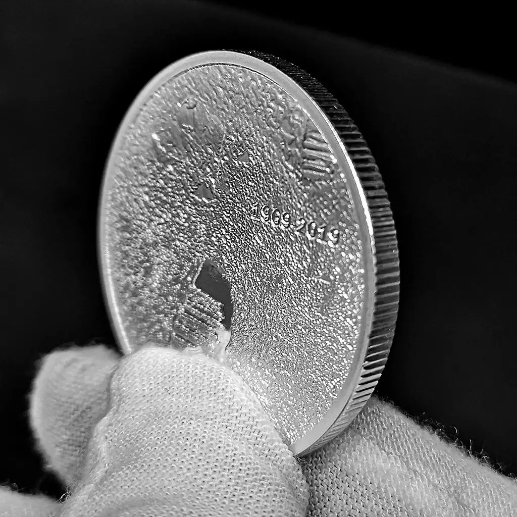 Antique Silver Coins Alloy Commemorative Souvenir Genuine Collector Coin for Office Art Gift and Display
