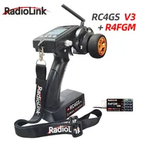 Radiolink RC4GS V3(V2 Upgrade) 5 Channels RC Radio Transmitter and Receiver R6FG Gyro Remote Controller for RC Car Boat