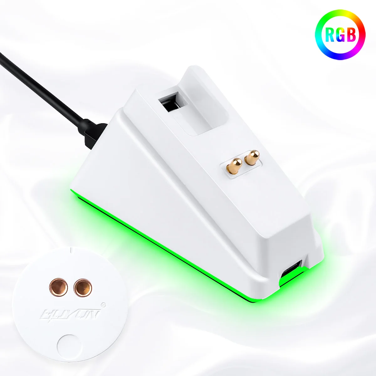 Charging Dock white for Logite G403 G703 G903 GPW GPX Wireless Gaming Mouse