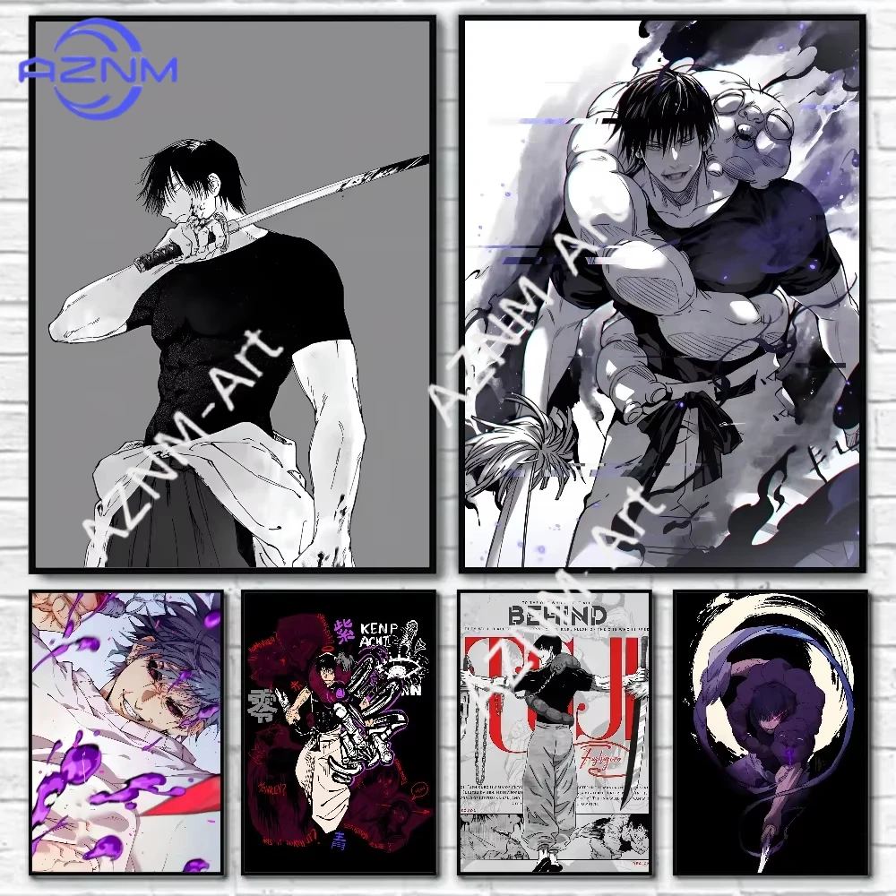 1PC ，Jujutsu Kaisen Fushiguro Coffee House Bar Room Wall Decor Living Room Bar Wall art