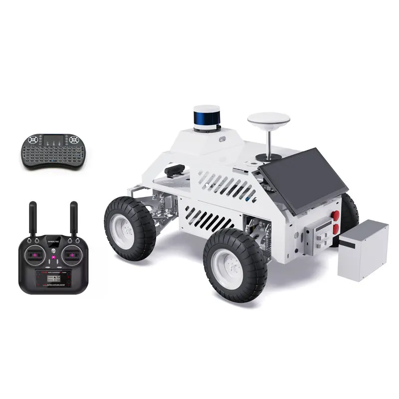 屋外自律走行ロボット（Orin Nano 4GB搭載、7インチタッチスクリーン付きハイエンドProバージョン）