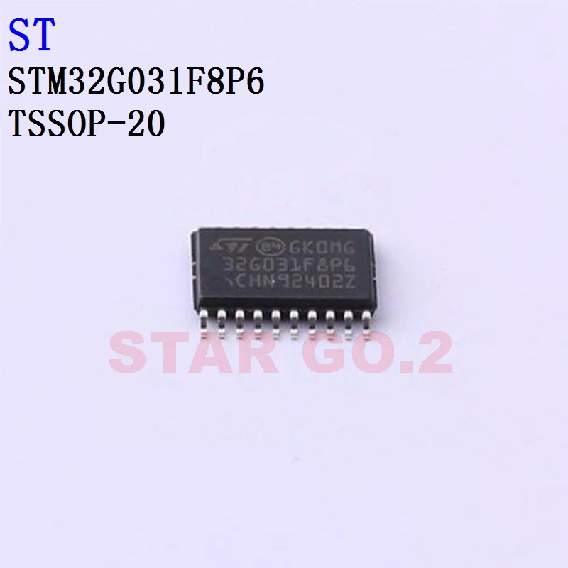 5PCSx STM32G031F8P6 TSSOP-20 ST Microcontroller