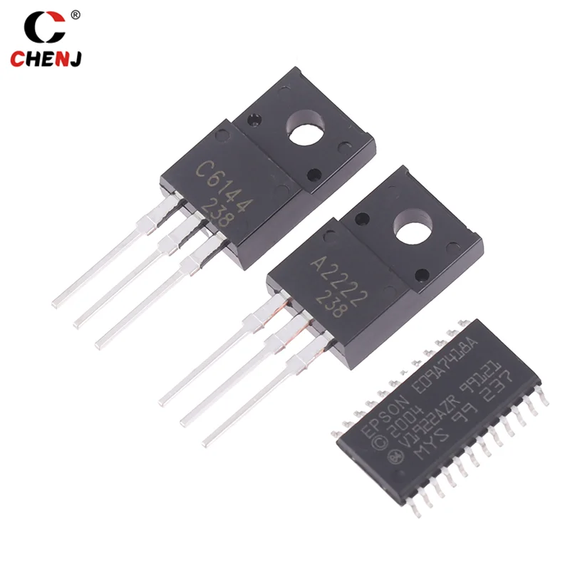 1/2pcs E09A7418A Power Integrated Circuit A2222 C6144 Transistor Suitable For L3110 L3210 L5190 L5290 Accessories