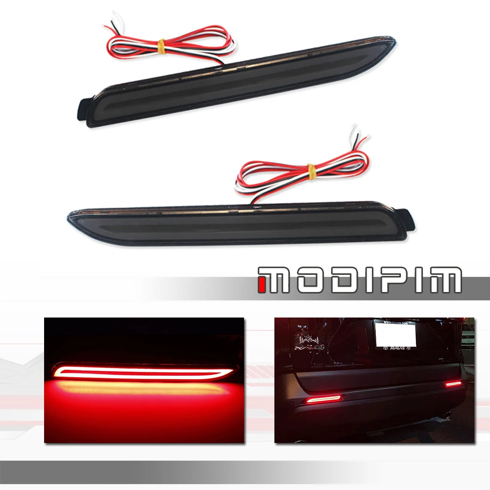 Rear Fog Lights Bumper Reflector Tail/Brake Lights For Lexus NX200t NX300h IS-F GX470 RX300 For RAV4 Avalon Venza Matrix Sienna