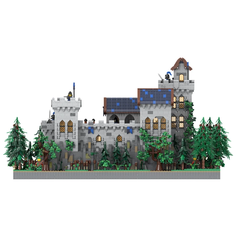 Exquisite New Product MOC Building Blocks Medieval Architecture Model Castle Technology Modular Children's Toy Gift DIY Set