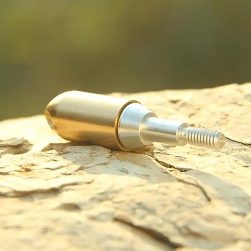 3Pcs Tip Brasses Screw in Broadheads for Compound Bows