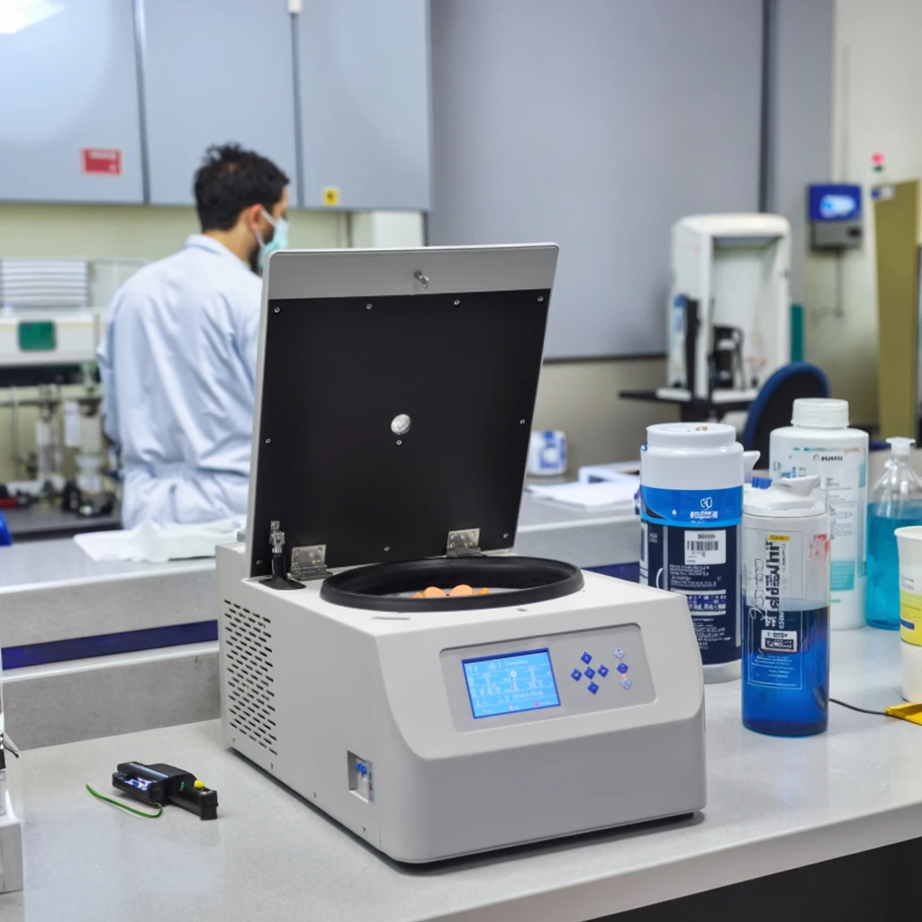 CE Certified Table Top Refrigerated Centrifuge 6000rpm 15ml Low Speed Centrifuge Machine for Hospitals Laboratory Blood Work