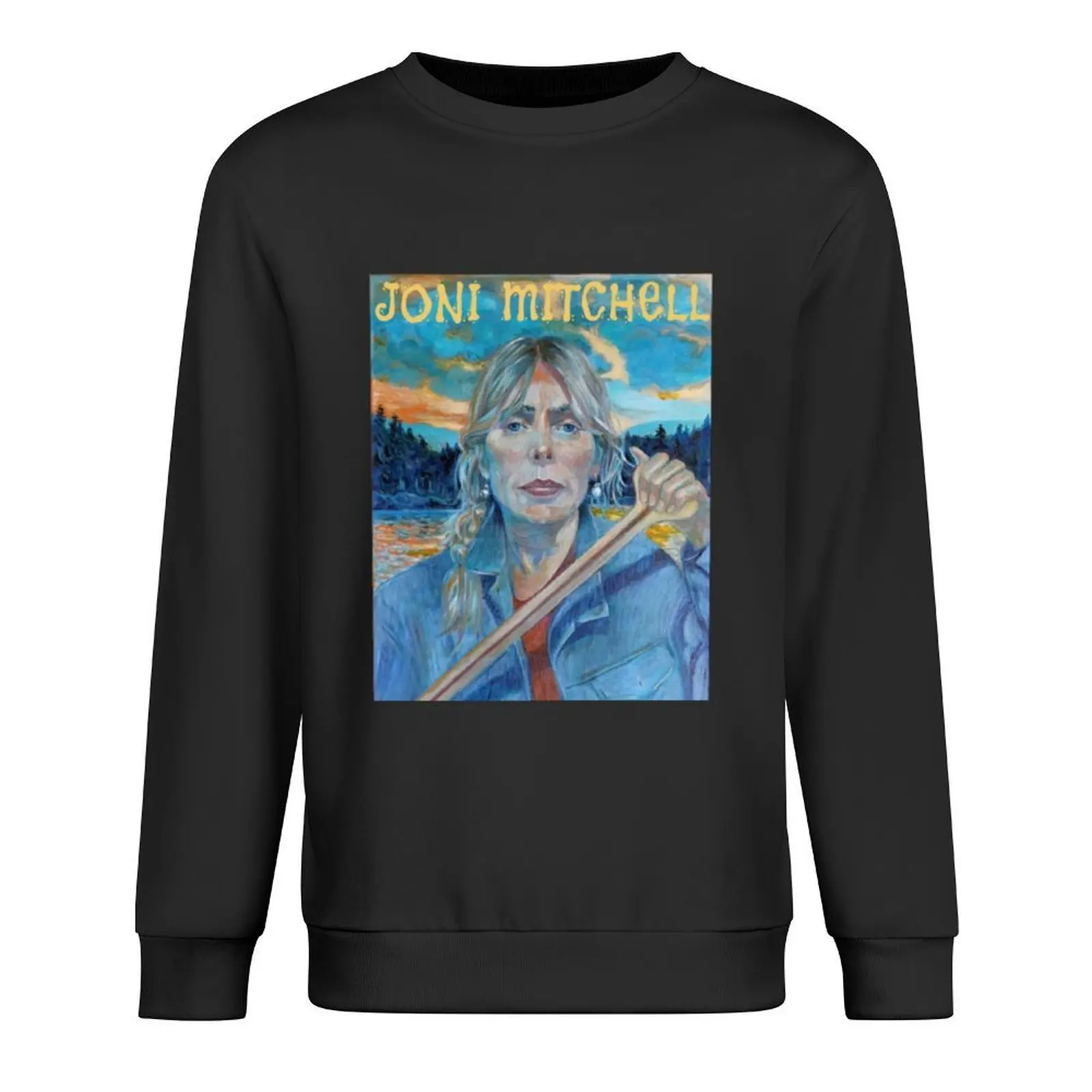 

Joni Mitchell Mitchell Blue _ Pullover mens clothes men's sweat-shirt mens clothing mens designer clothes graphic sweatshirts