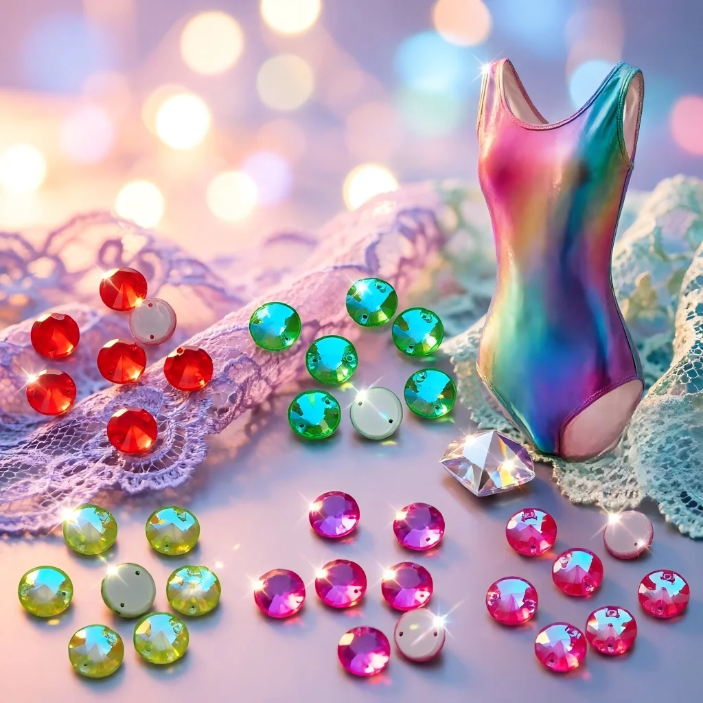 3200 Rivoli 8 10 12 14 16mm Fluorescent Luminous Chamfer Charm Sew On Crystal Neno Rhinestone On Sewing Leotards Dancewear