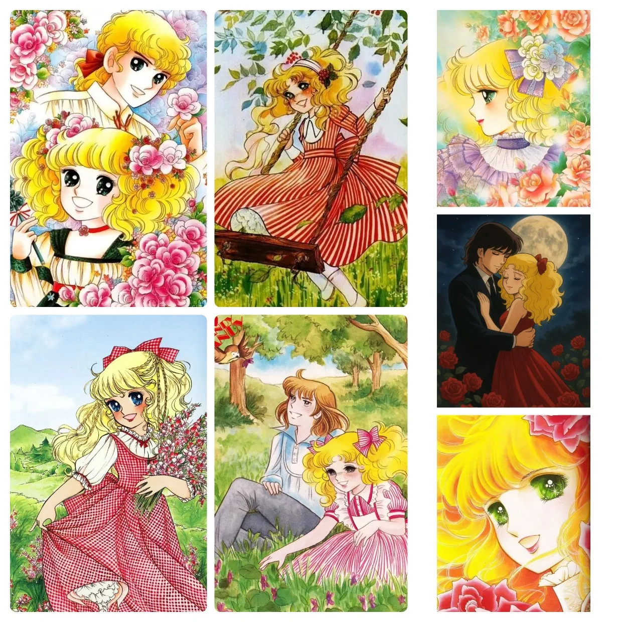 Candy Candy Classic Manga Artwork Jigsaw Puzzles 500/1000/1200/2000PCS Wall Decor for Living Room Perfect Gift No Frame