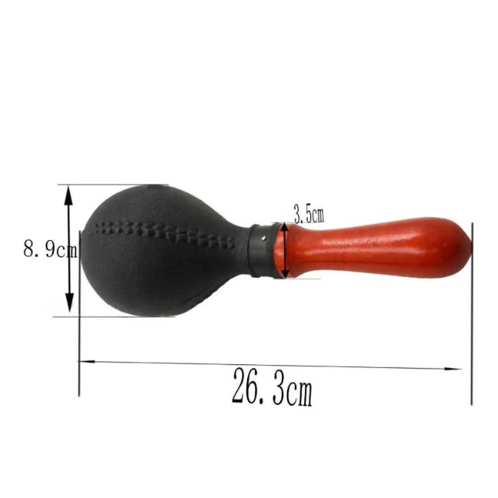 Percussion Shaker Maracas Hand Rattle Double Set Wood and PP Music Toy for Professional Educational Percussion