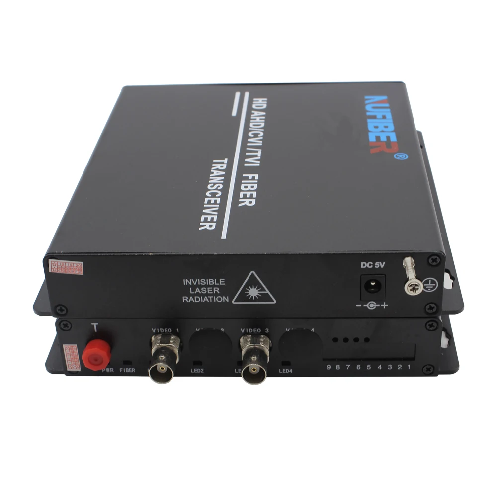 HD/CVI/AHD TVI 720P 960P 1080P 2CH Fiber Optic to BNC Digital Video Converter Fiber Optical Transmitter And Receiver For CCTV