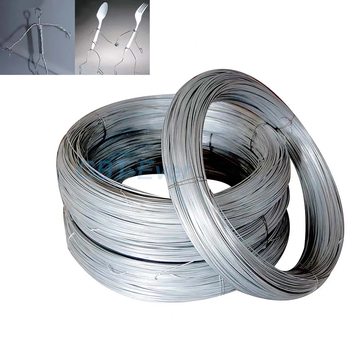 

1Pcs Iron Art Ornaments Materials Galvanised Iron Wire Metal Sculpture Modelling Aluminium Wire for Handmade Home Decor Crafts