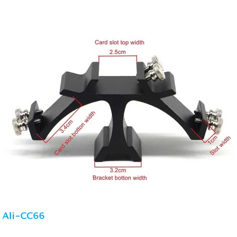 【C】For Finderscope Bracket Three-head Finder Scope Mounting Bracket For Astronomical Telescope Finderscope Bracket