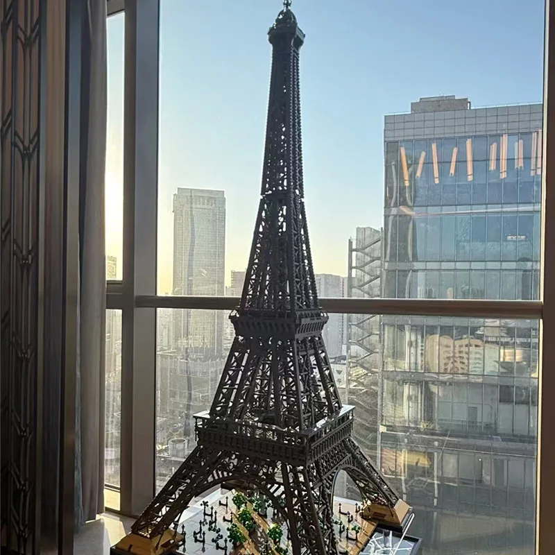 10001 PCS Grande Torre Eiffel Blocos de Construção Tijolos Crianças Aniversário Presentes de Natal Brinquedo EM ESTOQUE