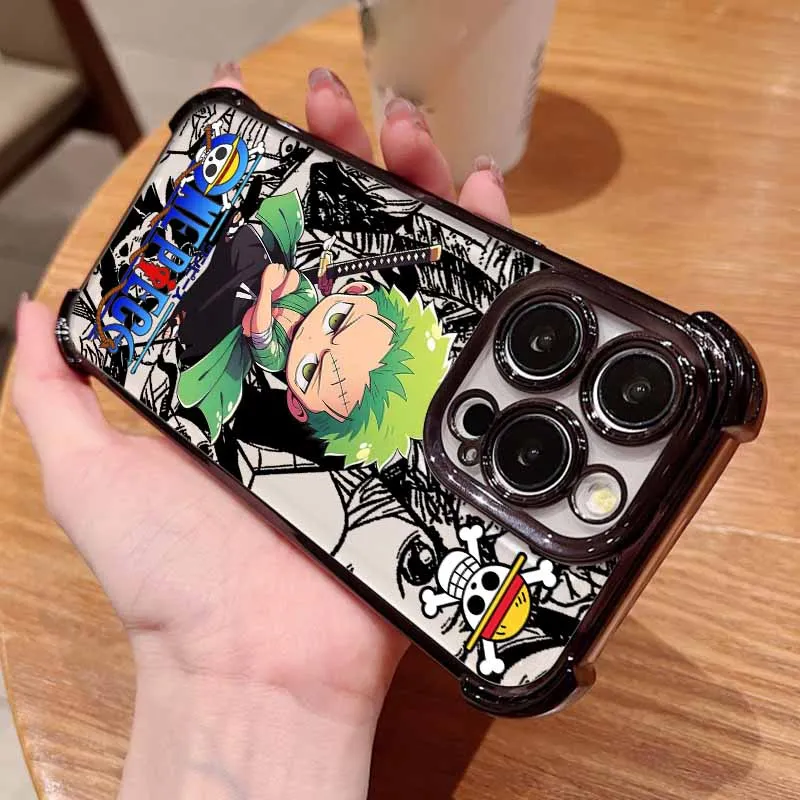 Cool Ones Piece Luffys Zoros Phone Case For Samsung S26 S25 S24 S23 S22 S21 S20 FE Note20 Edge Plus Ultra 4G 5G Anti Fall Airbag