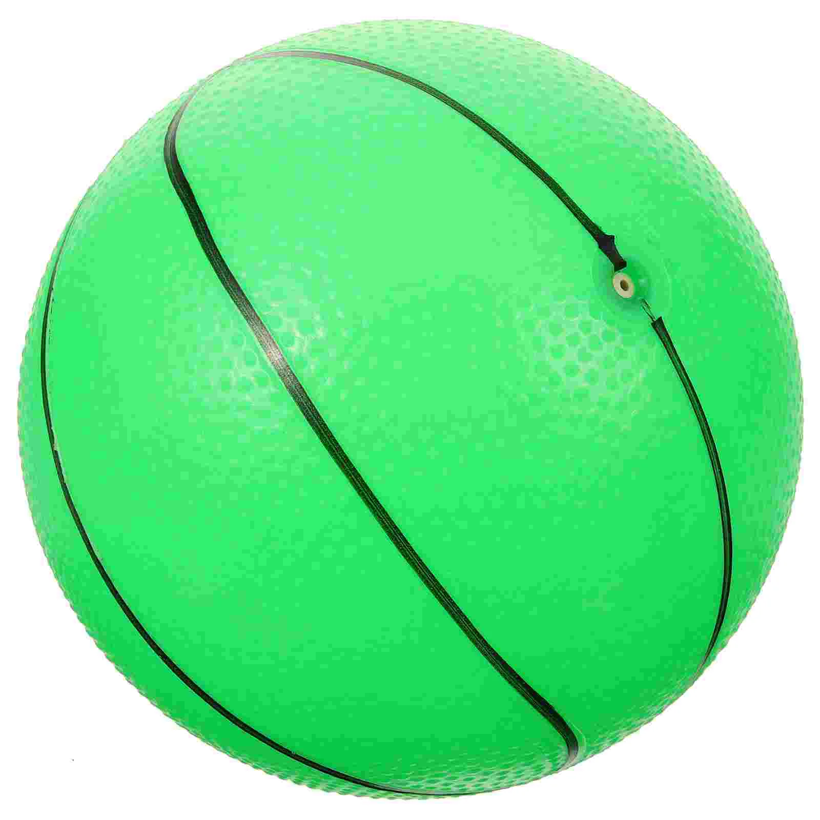 Pädagogischer Klopfball, leuchtender Basketball, leuchtendes Spielzeug für Kinder, glänzendes Grün für Kleinkinder