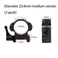 A 25.4mm medium 2PCS