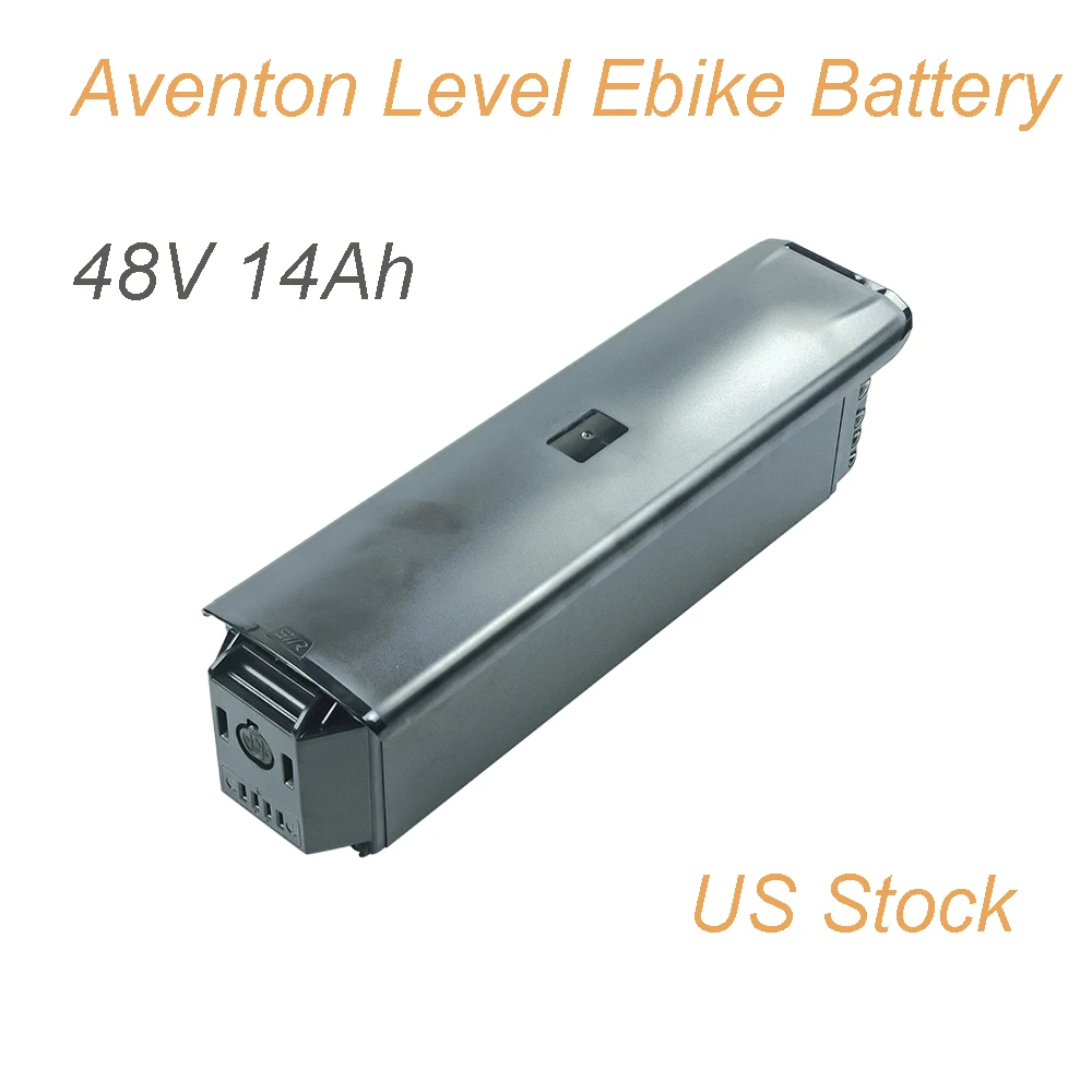 

US stock Aventon Level Ebike Frame Integrated Replace Battery Pack 48V 14Ah 672Wh Jade Onyx 350W 500W 750W EBike Batteries