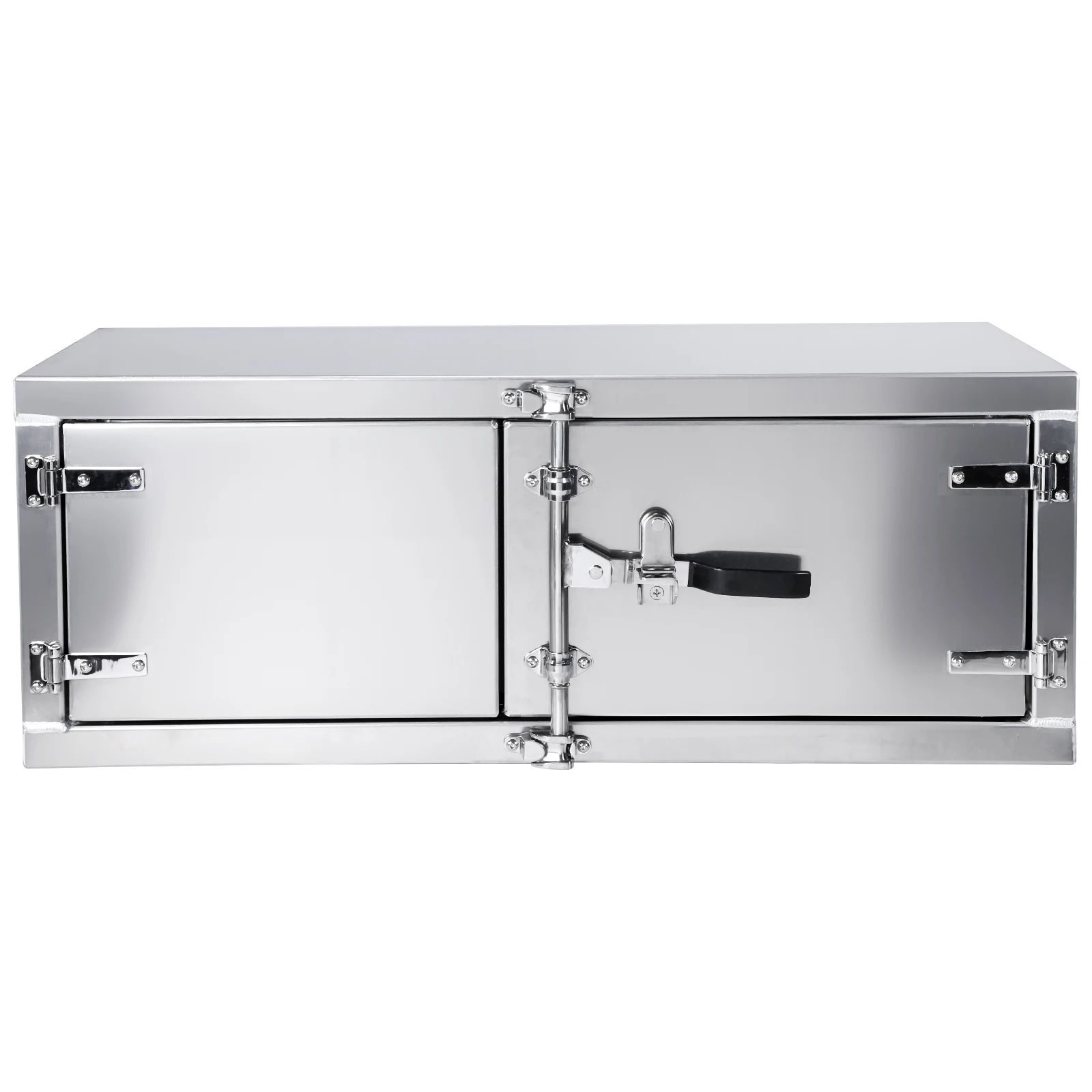 

Ящик для инструментов под кузов, 18 x 18 x 60 дюймов, с замком Cam Lock, двойными распашными дверцами, алюминиевый, для использования на платформах и прицепах