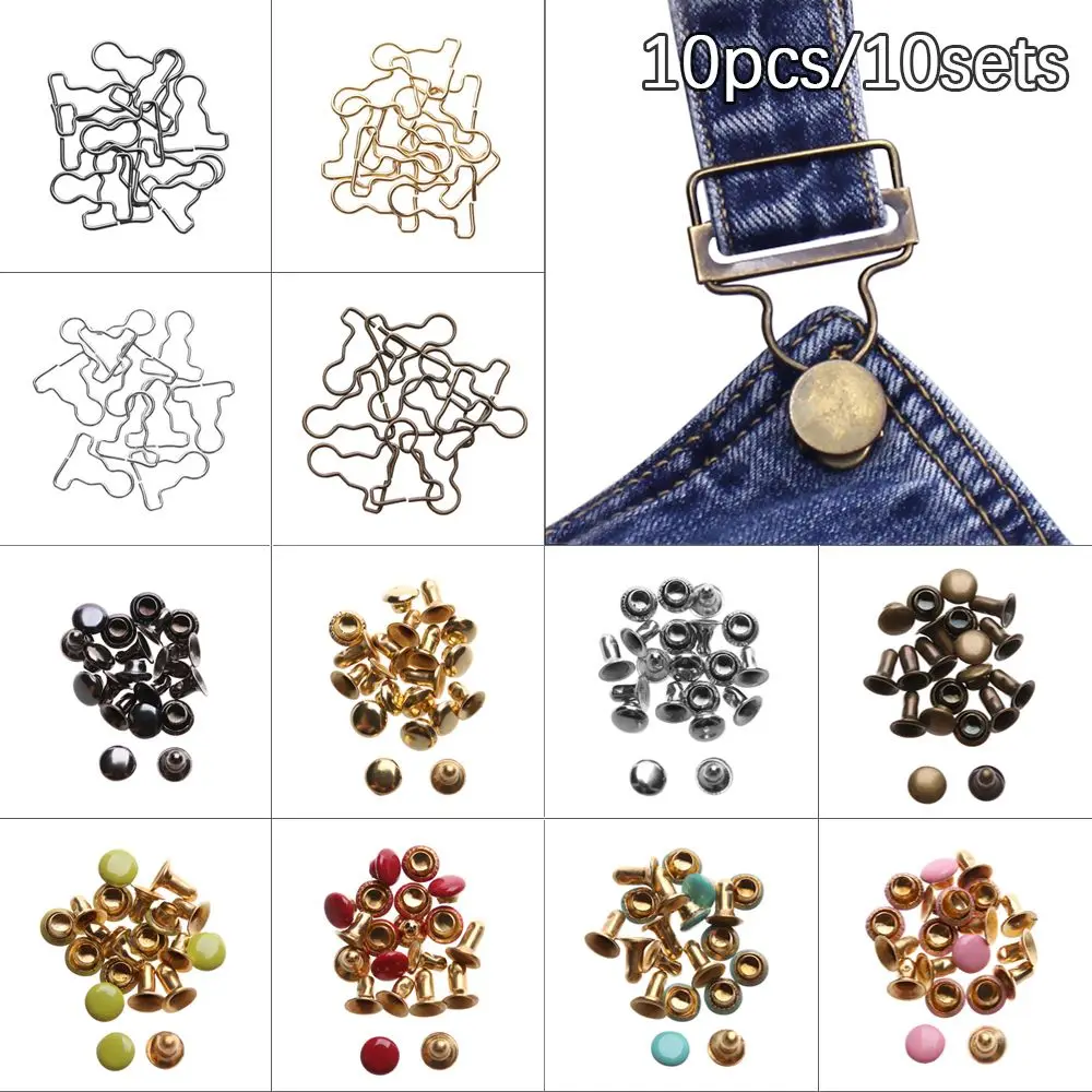 10 stücke Metalls chnalle fit für 1/6 Puppen Mädchen Puppen schnallen Mini Puppe Gürtel Knöpfe Puppe Kleidung Hosen Taschen Zubehör