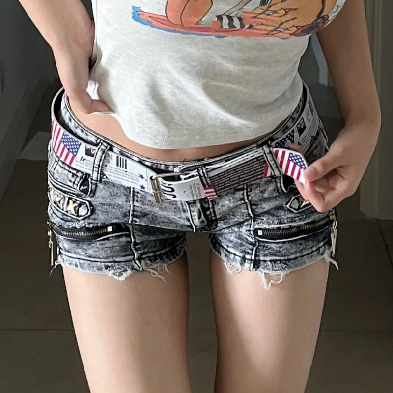 Sexy High Waist Short Spice Girls Pants New Slim All-match Pure Desire Pantalones Streetwear Minority Fashion Hot Shorts