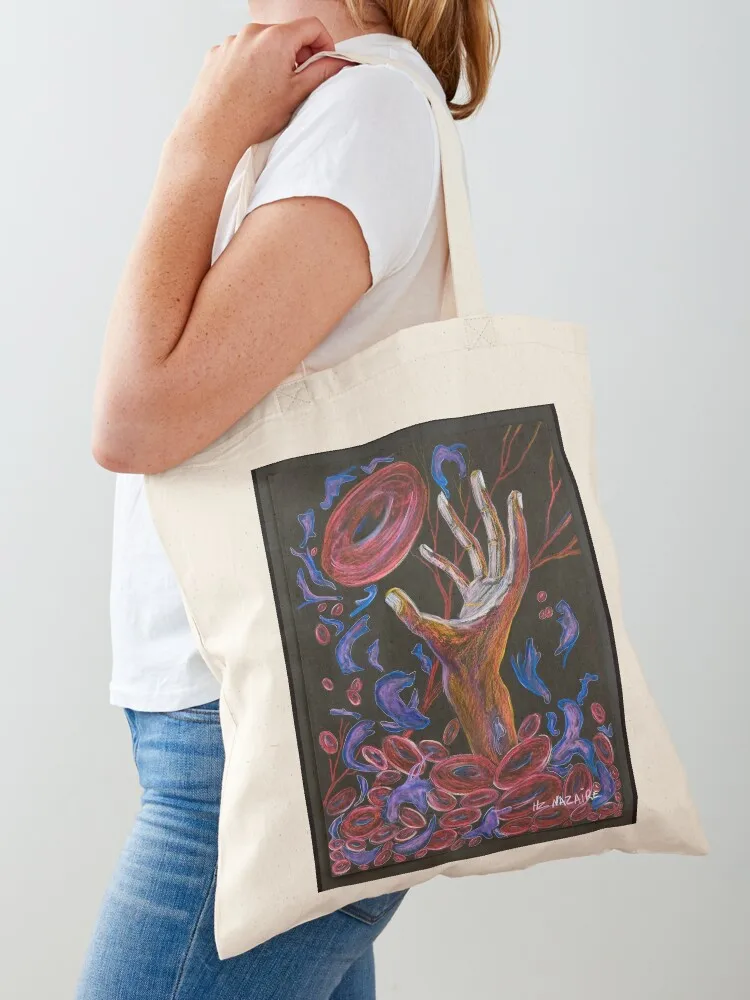 Sickle Cell Pain Awareness - HOPE Tote Bag tote bags men Shopping bags