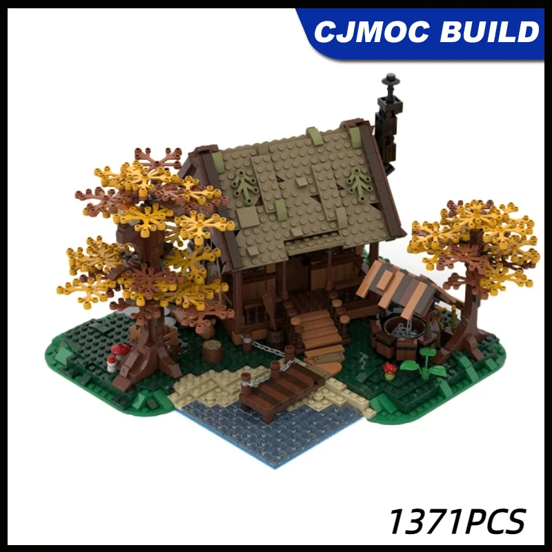 

1317PCS City Street View Series Medieval Modular Building Block MOC Family Cabin Model Technical Bricks Assembly Toys Gifts