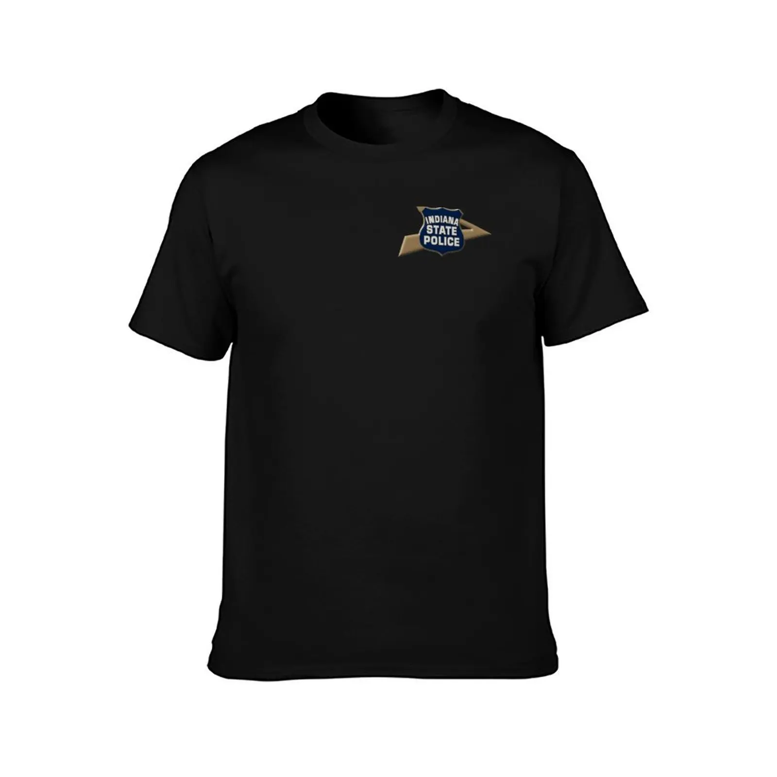 Indiana State Police T-Shirt Summer Casual Cotton Tee Oversized Streetwear Tops Vintage Graphic Print Loose Fit Short Sleeve