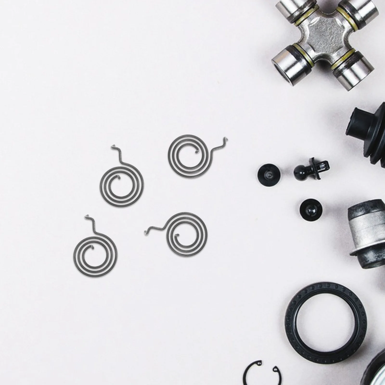 

4pcs Iron Return Spring Replacement For Door Handle Internal Repair Hardware Parts Durable Metal Spring For Garage, Fence,