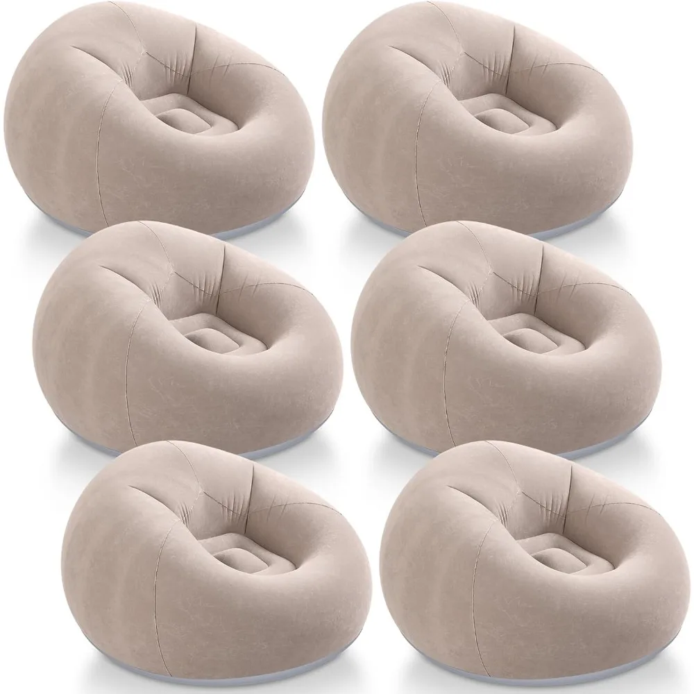 

Inflatable Bean Bag Chairs Blow up Chairs Camping Chairs Inflatable Lazy Sofa Folding Portable Inflatable Chair for Living Room