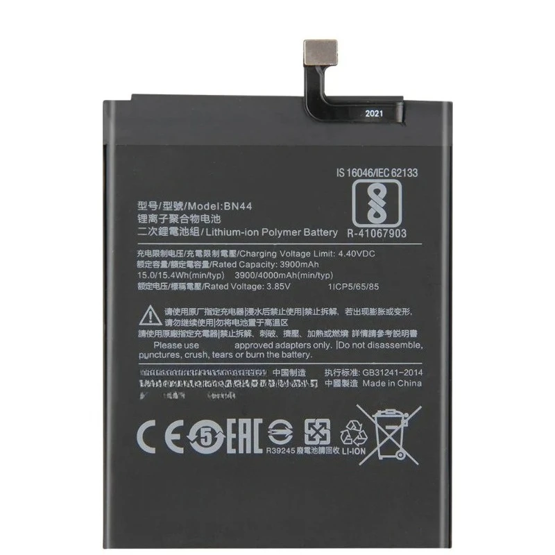 BN44 4000mAh Compatible with For Redmi 5Plus Mobile Phone Battery