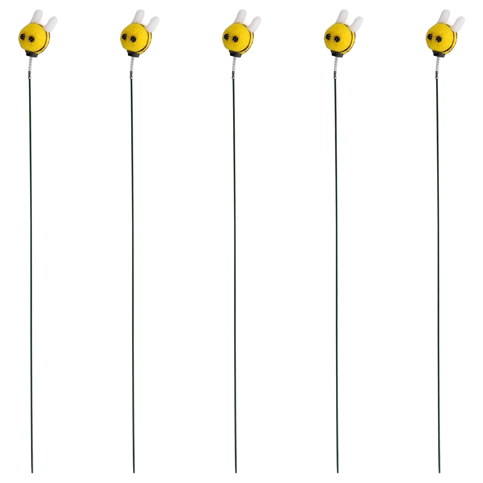 

Stick Bee Garden Decor Yard Inserting Adornment Rod Ornament Shape Outdoor Wool Felt Flower Vase