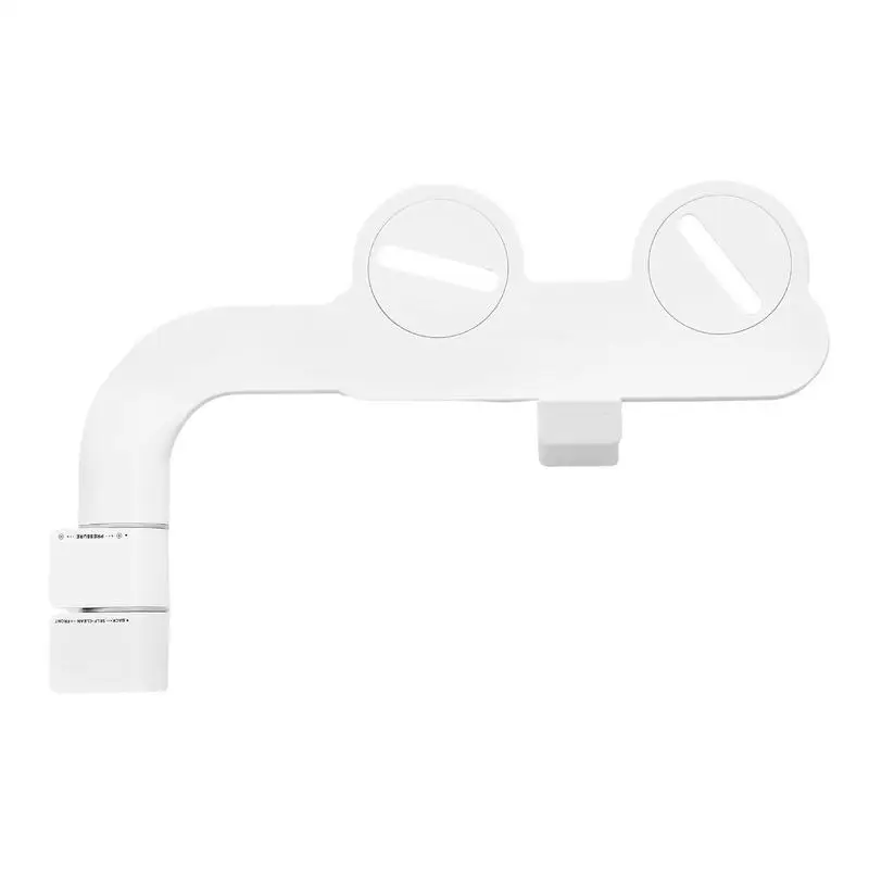 

Bidet Attachment for Toilet, Self-Cleaning Bidet Toilet Seat Attachment - Dual Retractable Nozzles, Adjustable Water Pressure, Easily Installed Cold Water Sprayer for Rear Feminine Wash, White