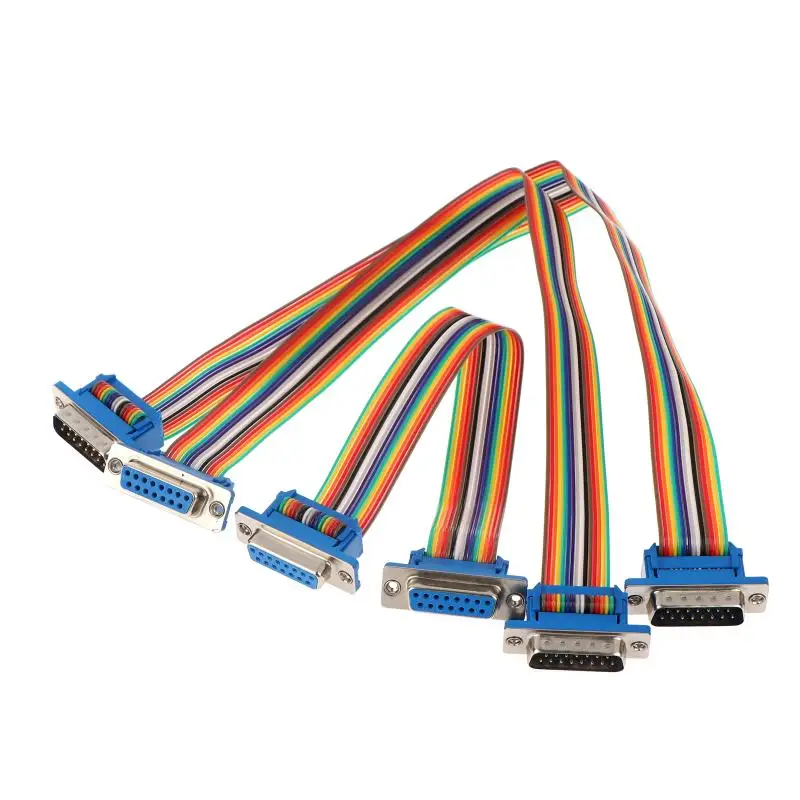 1Pcs D-SUB DB9 DB15 DB25 Male Female Cable D-SUD Serial Port Connector Adapter RS232 COM Extension Cable
