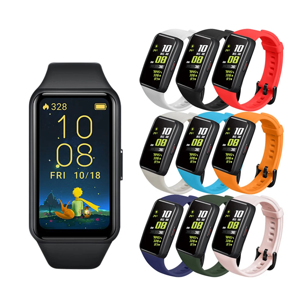 Neues Armband Smart Watch Armband Silikon Armband Ersatz für Honor Band 6 Huawei Band 6