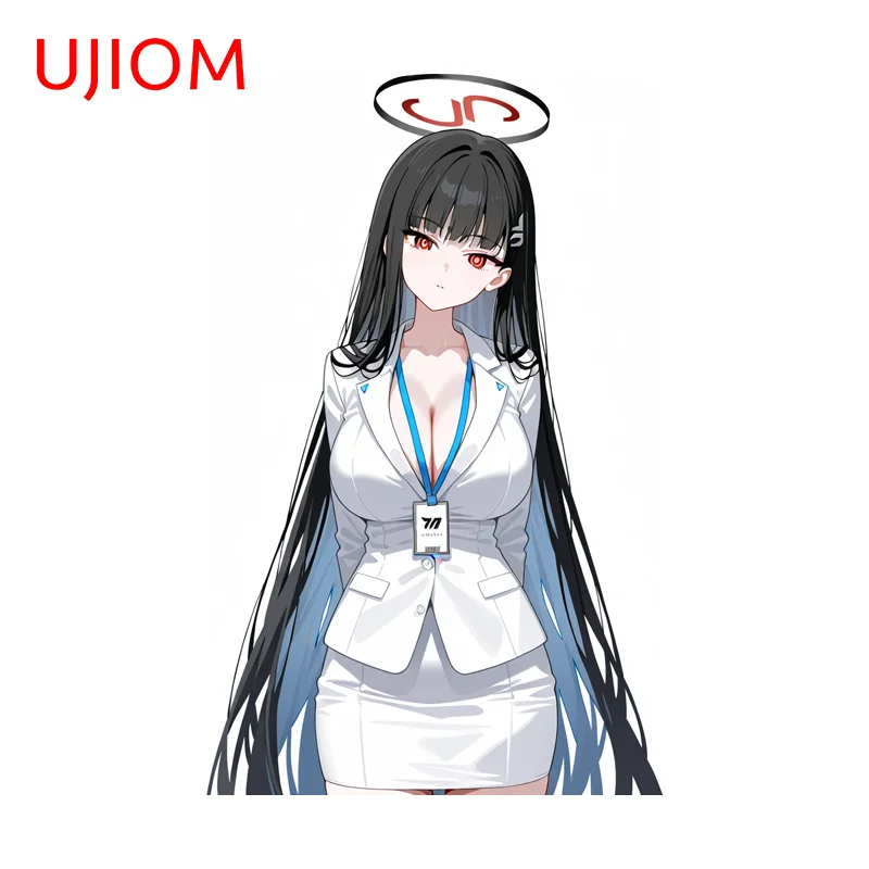 UJIOM Rio Blue Archive Wall Sticker Delicate Fashionable Attractive Unique Sunscreen Decal Unique Bedroom Bathroom Decor