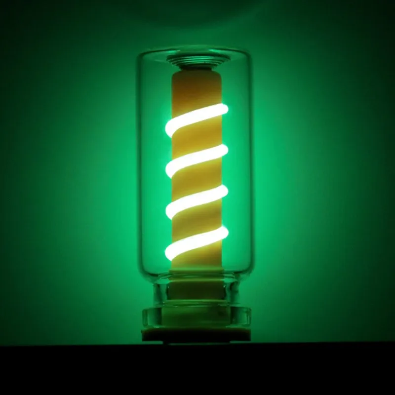 

Plug In USB Auto Night Light, Touch Control Retro Style Mini LED Bulb For Car, Camping, Gift, Party Green
