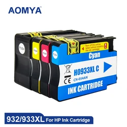 Aomya 932XL 933 for HP932 933XL Ink Cartridge Replacement For HP Officejet 6100 6600 6700 7110 7510 7512 7610 7612 Printer 1Set